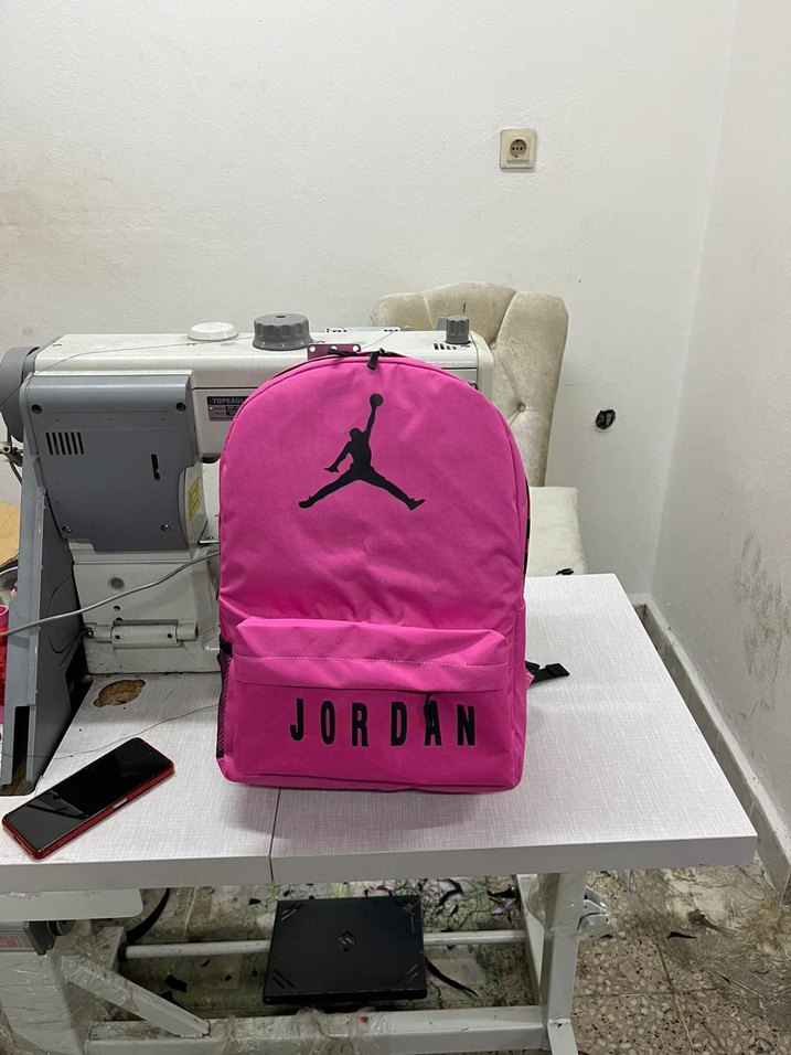 Pembe Baskılı Kadın Sırt Çantası Nike Jordan - Görsel 2