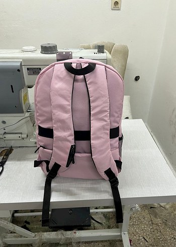 Pembe Baskılı Fermuarlı Kadın Sırt Çantası Nike Jordan - Görsel 4