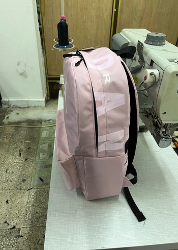 Pembe Baskılı Fermuarlı Kadın Sırt Çantası Nike Jordan - Görsel 3