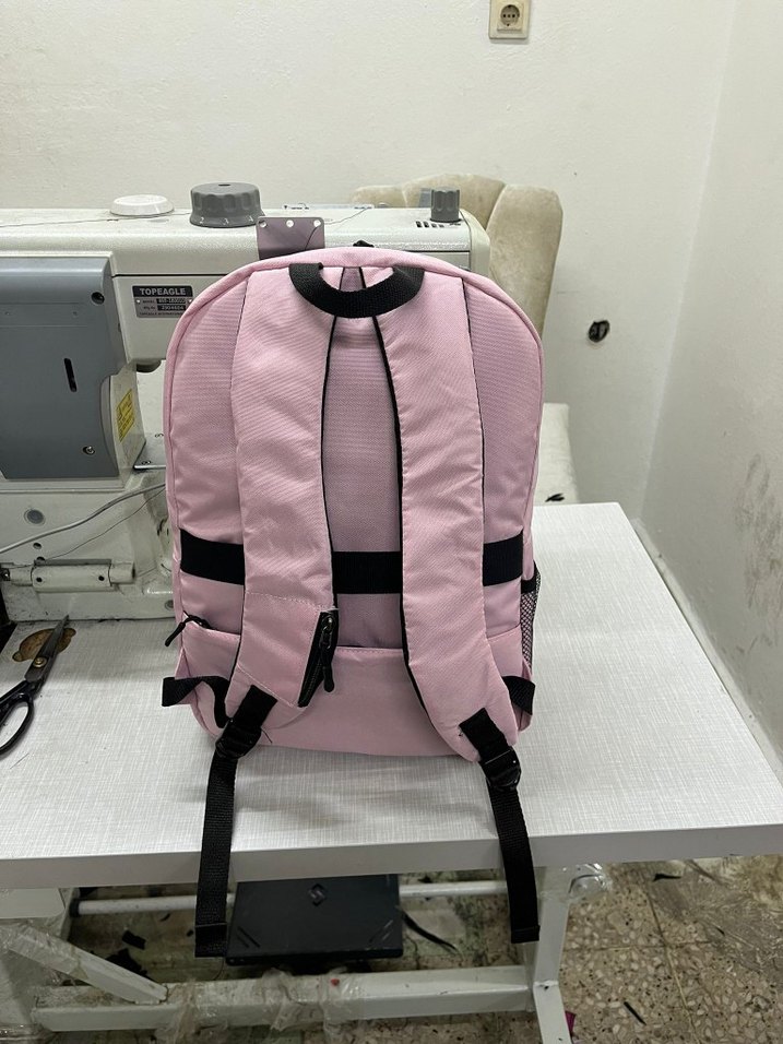 Pembe Baskılı Fermuarlı Kadın Sırt Çantası Nike Jordan - Görsel 4