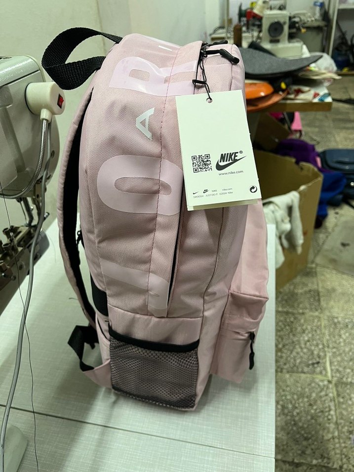 Pembe Baskılı Fermuarlı Kadın Sırt Çantası Nike Jordan - Görsel 5