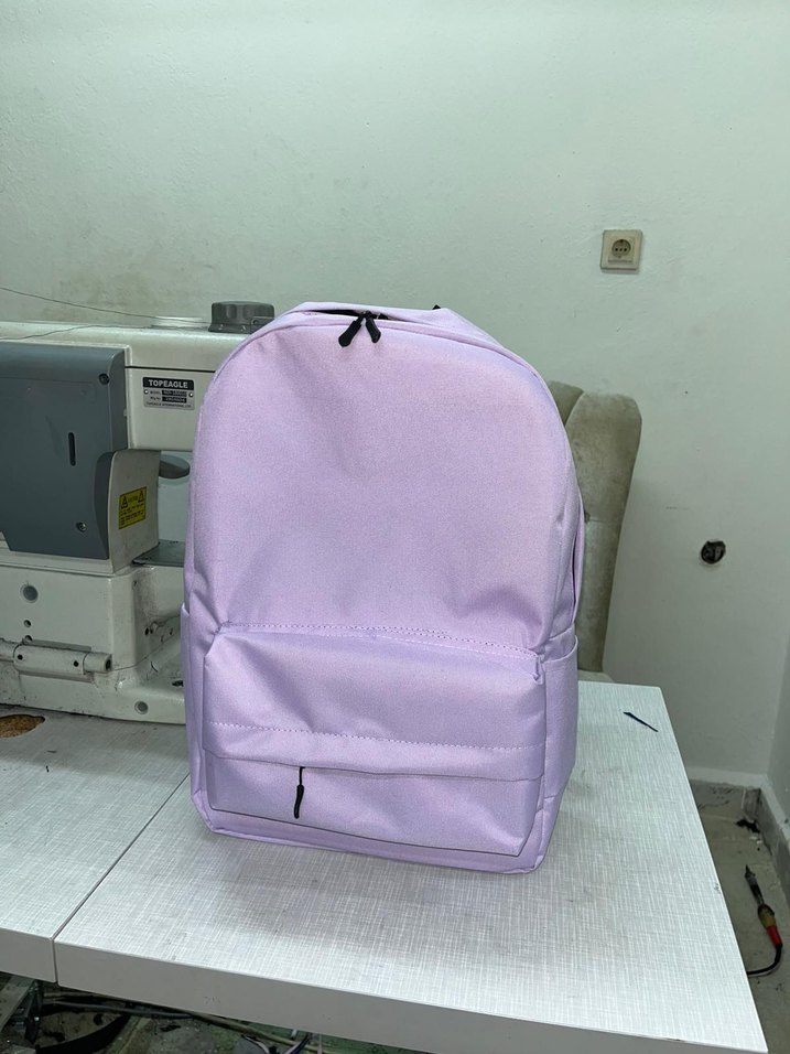 Pastel Mor Minimalist Sırt Çantası - Görsel 2