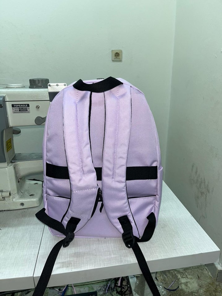 Pastel Mor Minimalist Sırt Çantası - Görsel 5