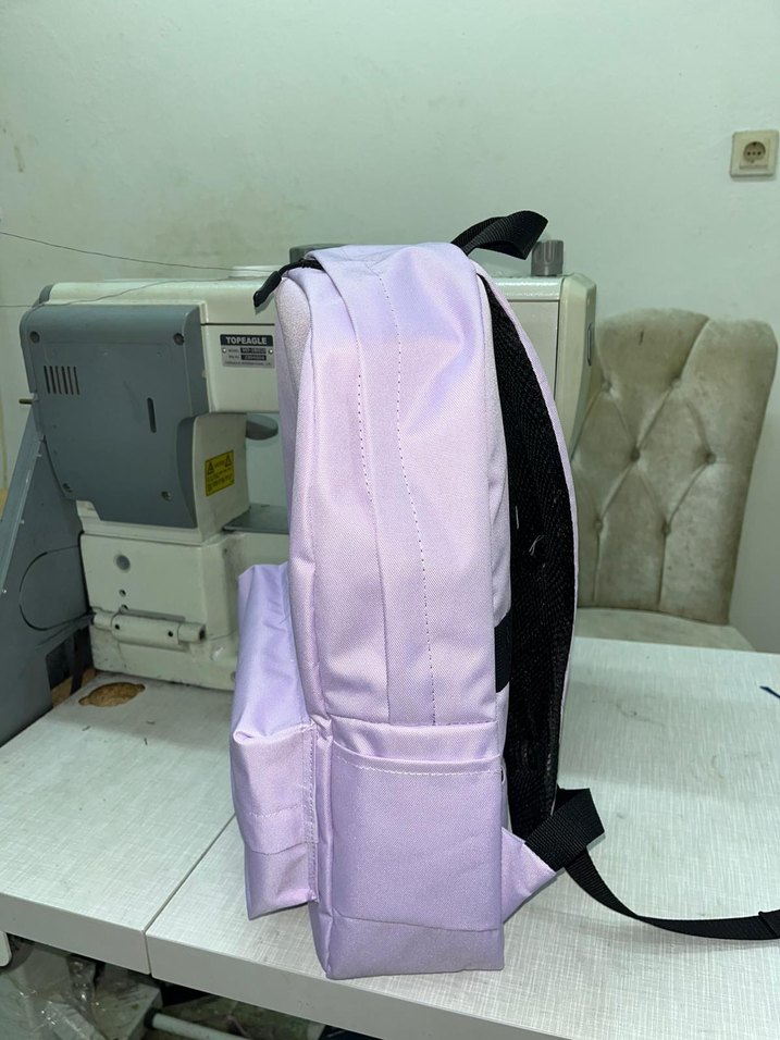 Pastel Mor Minimalist Sırt Çantası - Görsel 3