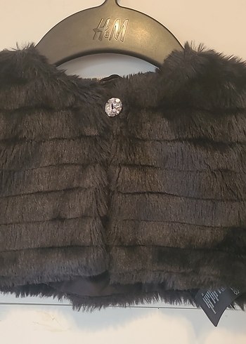 H&M 1,5/2yaş kürk - Görsel 2