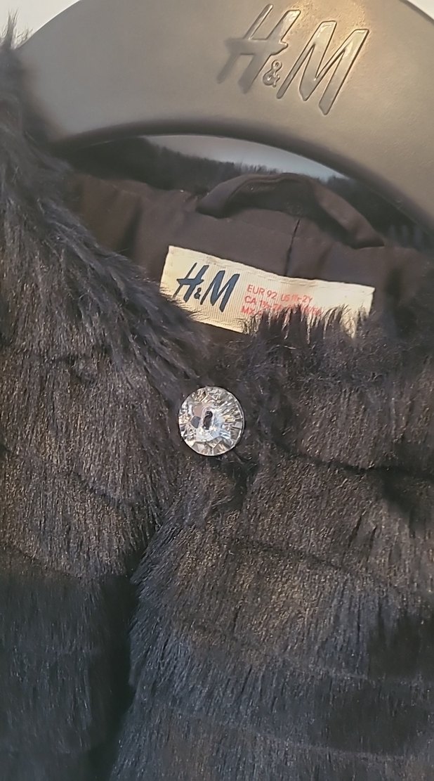 H&M 1,5/2yaş kürk - Görsel 4