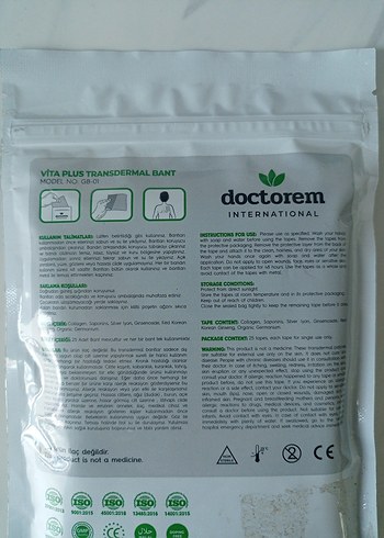 Doctorem Vita Plus Ağrı Bandı - Görsel 2