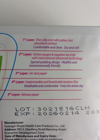 Aktif Oksijenli ve Negatif İyonlu Ped 30'lu - Görsel 4