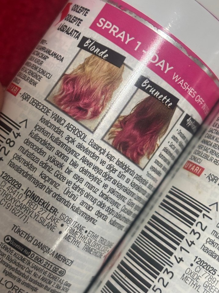L'Oréal paris Colorista sprey Saç Boyası - Görsel 5