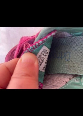 Kız Çocuk Pembe Cırtcırtlı Spor Ayakkabı - Görsel 2