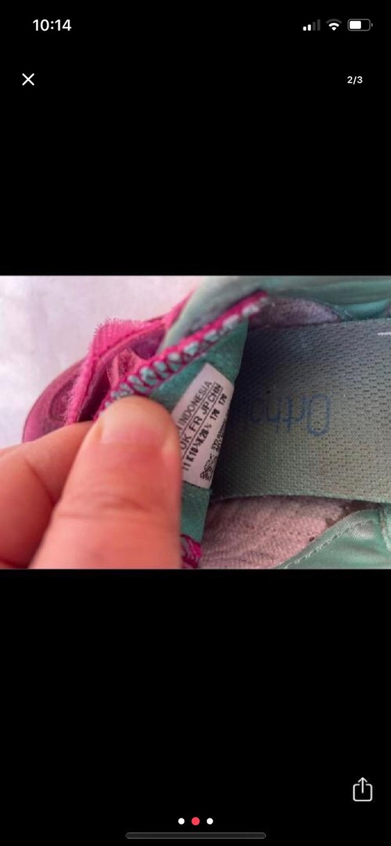 Kız Çocuk Pembe Cırtcırtlı Spor Ayakkabı - Görsel 2