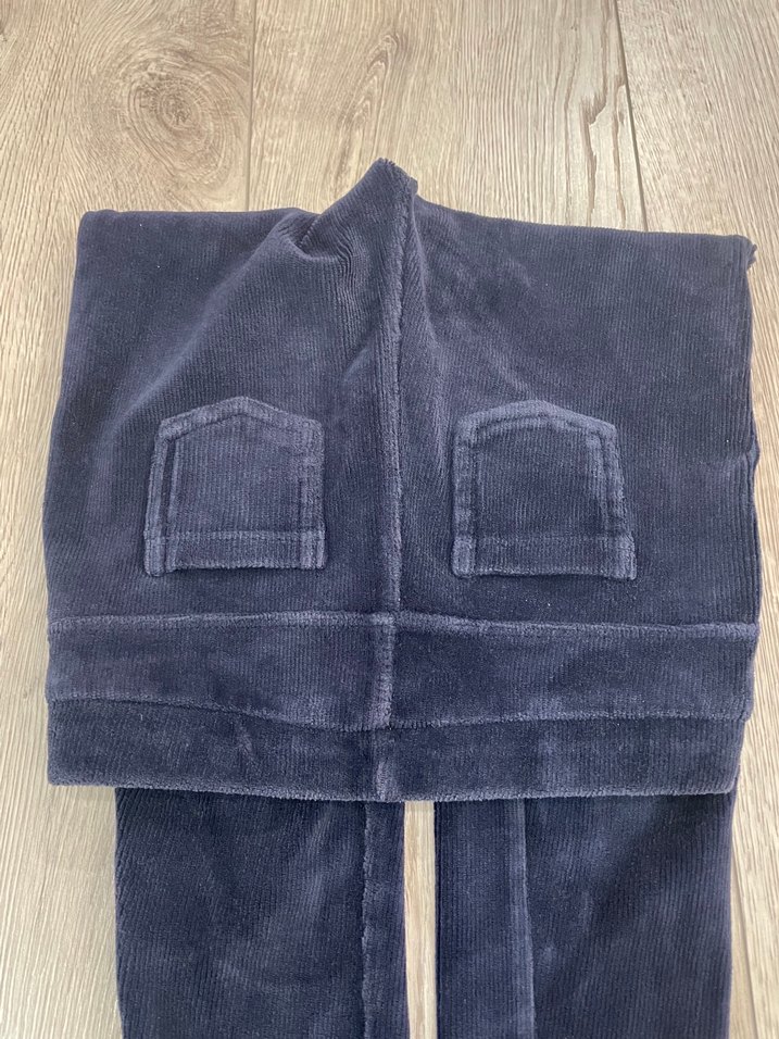 Kız Çocuk Lacivert Denim Tayt - Görsel 3