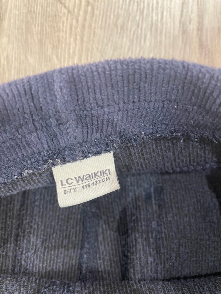 Kız Çocuk Lacivert Denim Tayt - Görsel 2