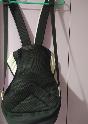 Beyaz Fermuarlı Kadın Sırt Çantası - Görsel 3