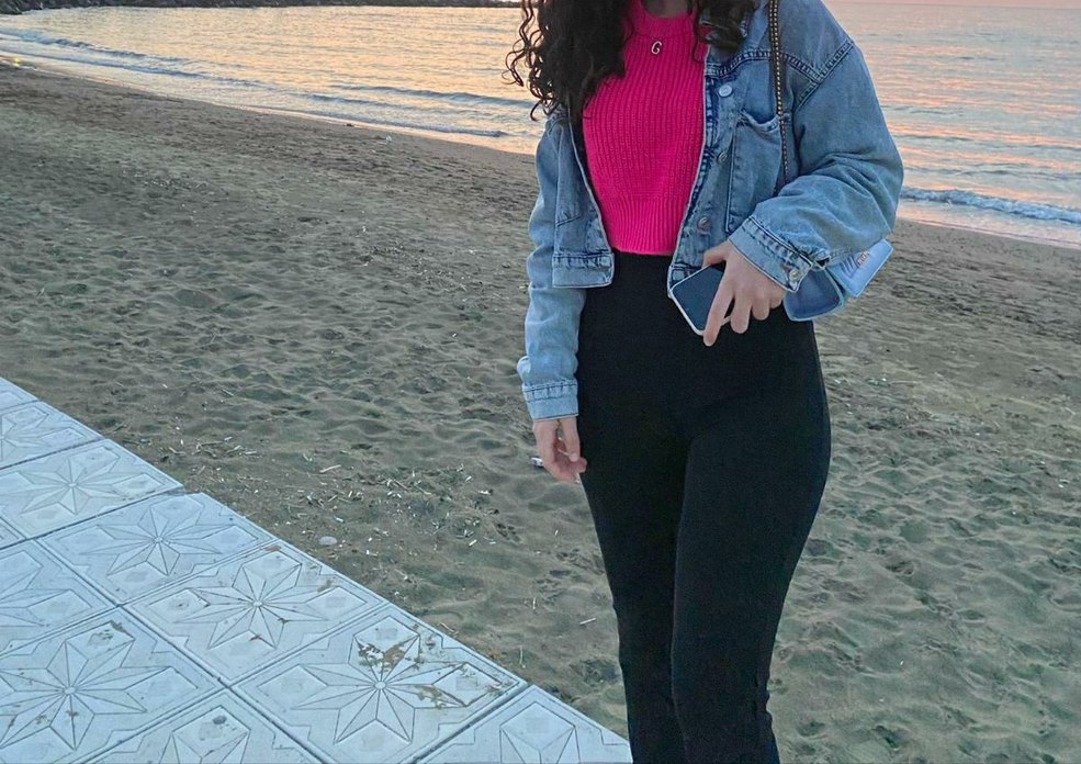 Pembe Triko Kadın Kazak - Görsel 2