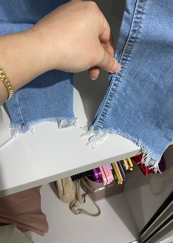 Lcw Denim kesik paça detaylı Kadın Skinny Jean - Görsel 2