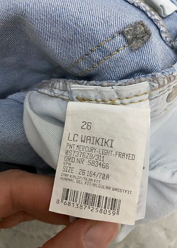 Lcw Denim kesik paça detaylı Kadın Skinny Jean - Görsel 6