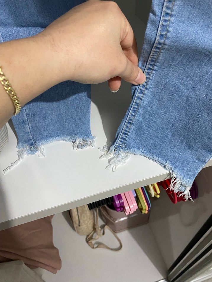 Lcw Denim kesik paça detaylı Kadın Skinny Jean - Görsel 2