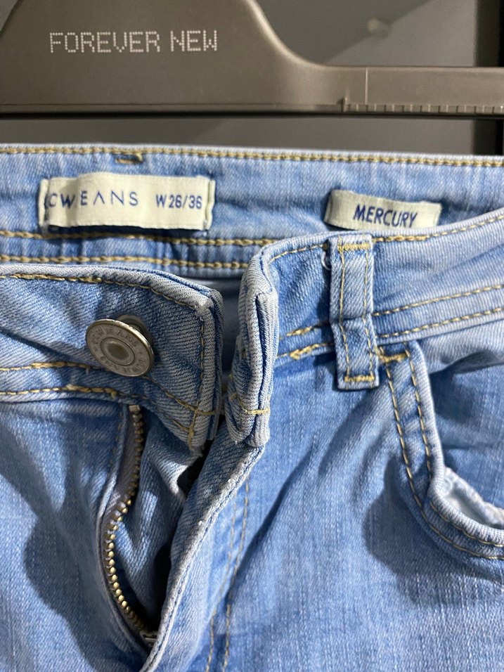 Lcw Denim kesik paça detaylı Kadın Skinny Jean - Görsel 5