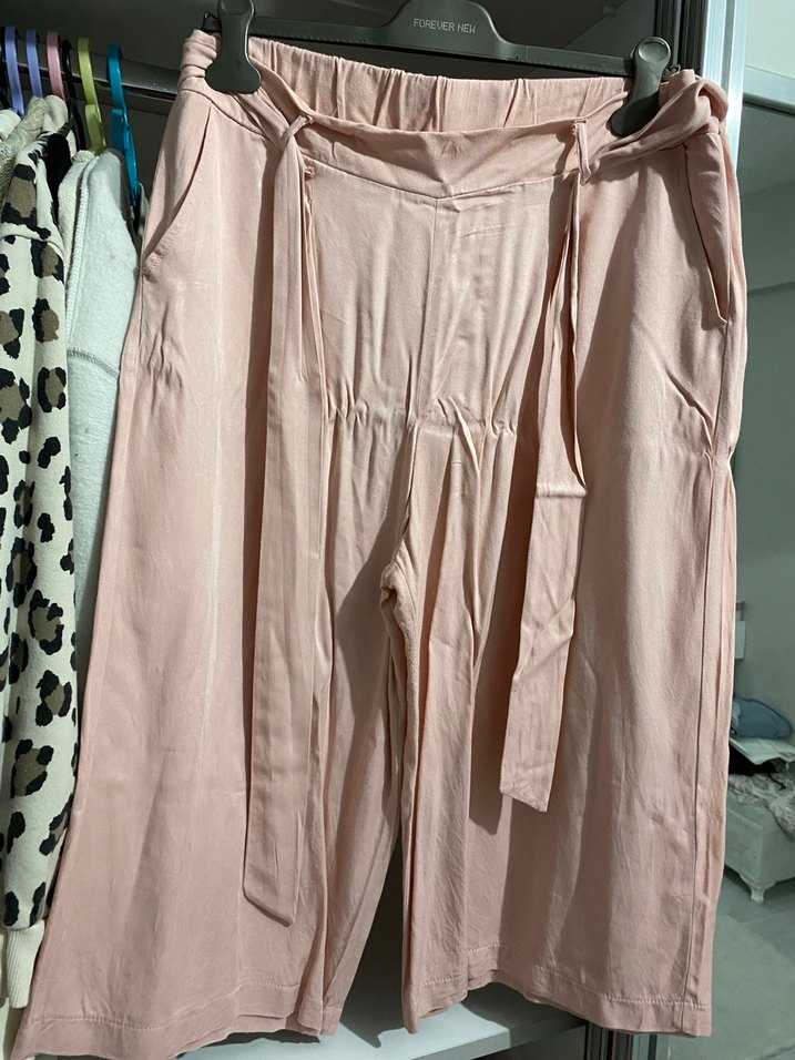 Lcw Pembe Midi Kadın Pantolon - Görsel 2