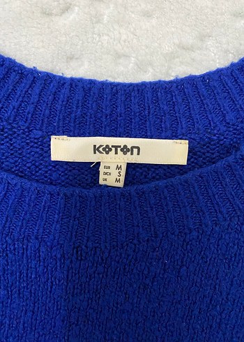 Koton Mavi Triko Kadın Kazak - Görsel 4