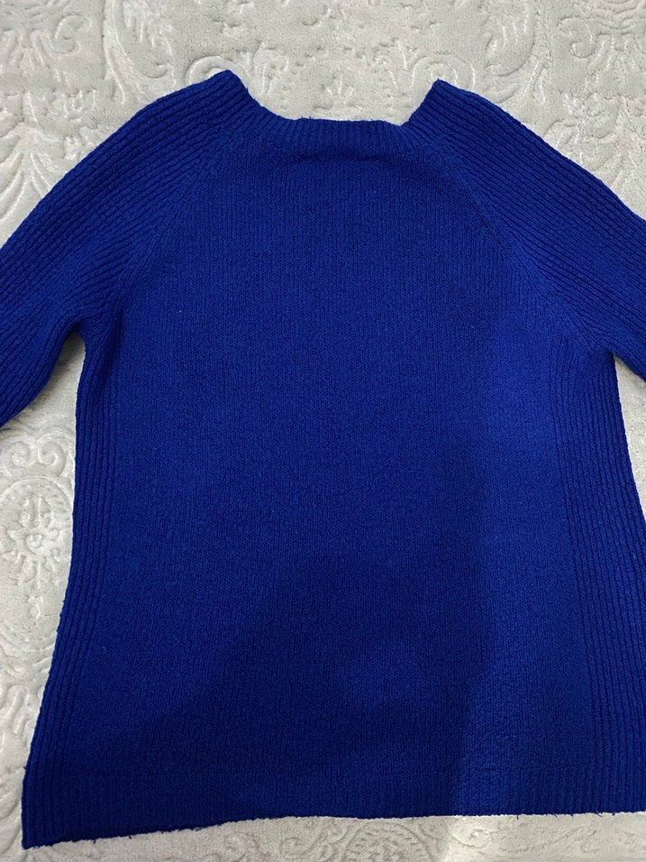 Koton Mavi Triko Kadın Kazak - Görsel 2