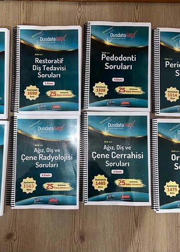 DusdataMAX Klinik Bilimler Soru Kitapları Seti - Görsel 2
