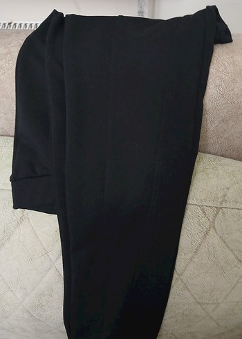 Siyah, Dar Kesim Tayt Pantolon - Görsel 2