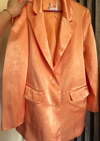 Zara Saten Blazer Ceket