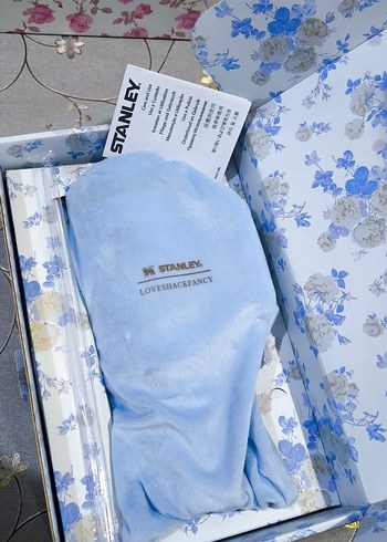 Stanley Mavi Çiçekli Termosu - Görsel 5