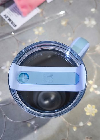 Stanley Mavi Çiçekli Termosu - Görsel 10