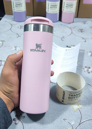 Stanley Pastel Pembe Çocuk Termos Şişesi 0.47 L - Görsel 2