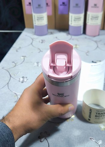 Stanley Pastel Pembe Çocuk Termos Şişesi 0.47 L - Görsel 4