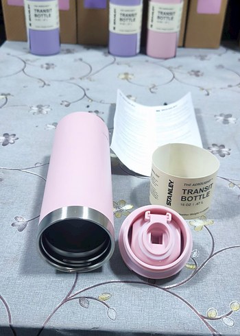 Stanley Pastel Pembe Çocuk Termos Şişesi 0.47 L - Görsel 6