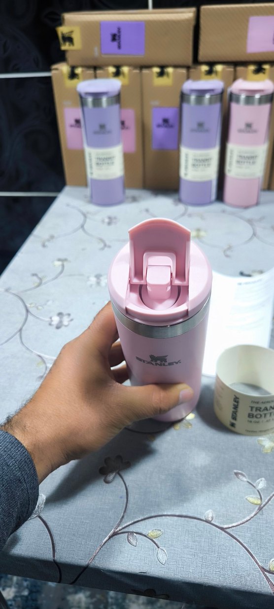 Stanley Pastel Pembe Çocuk Termos Şişesi 0.47 L - Görsel 4