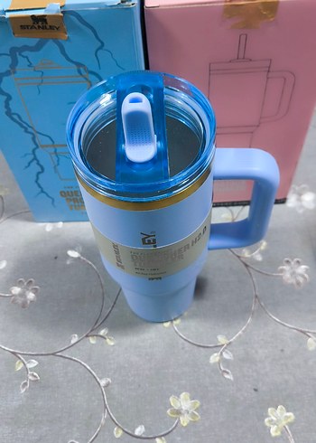 Stanley marka Pastel Renkli Büyük Kulplu Termos Bardak - Görsel 6