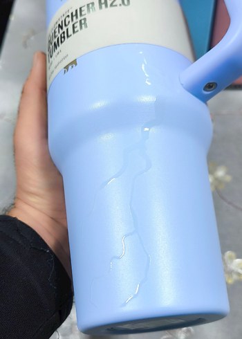 Stanley marka Pastel Renkli Büyük Kulplu Termos Bardak - Görsel 7