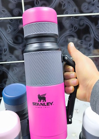 Renkli Stanley Çocuk Termos Şişesi - Pembe - Görsel 2