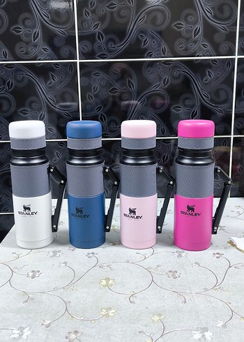 Renkli Stanley Çocuk Termos Şişesi - Pembe - Görsel 7