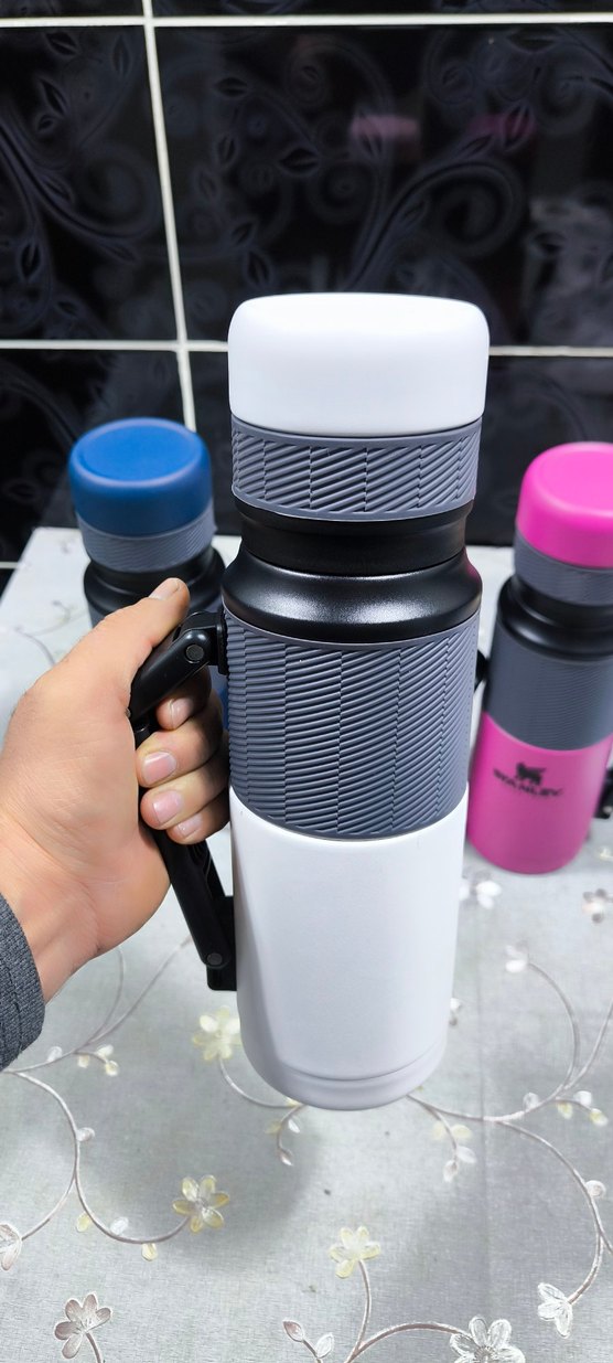 Renkli Stanley Çocuk Termos Şişesi - Pembe - Görsel 5