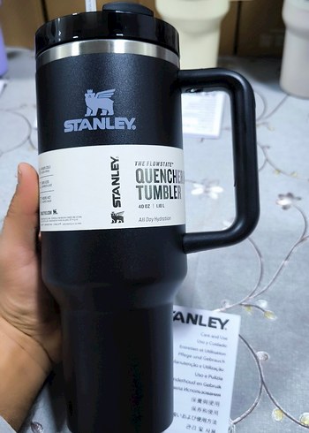 Stanley Siyah Termos Kupa 1 L - Görsel 2