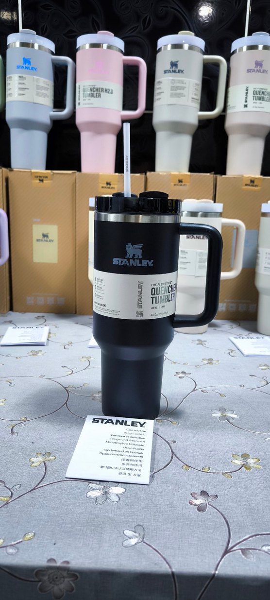 Stanley Siyah Termos Kupa 1 L - Görsel 5