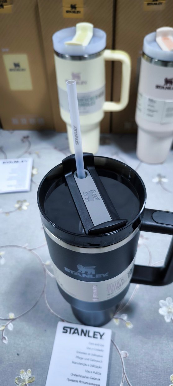 Stanley Siyah Termos Kupa 1 L - Görsel 3
