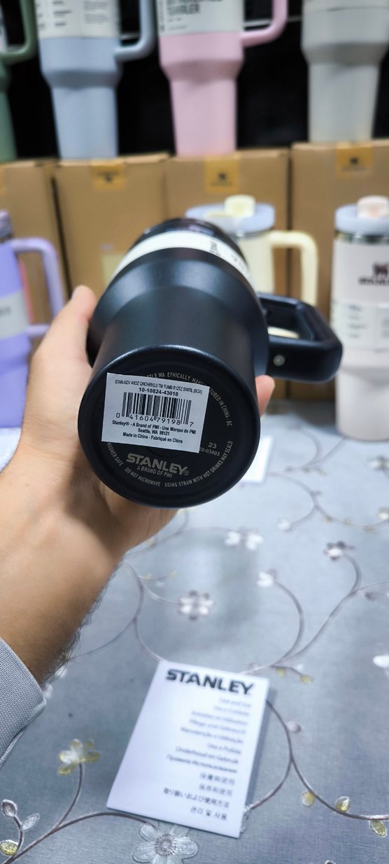 Stanley Siyah Termos Kupa 1 L - Görsel 4