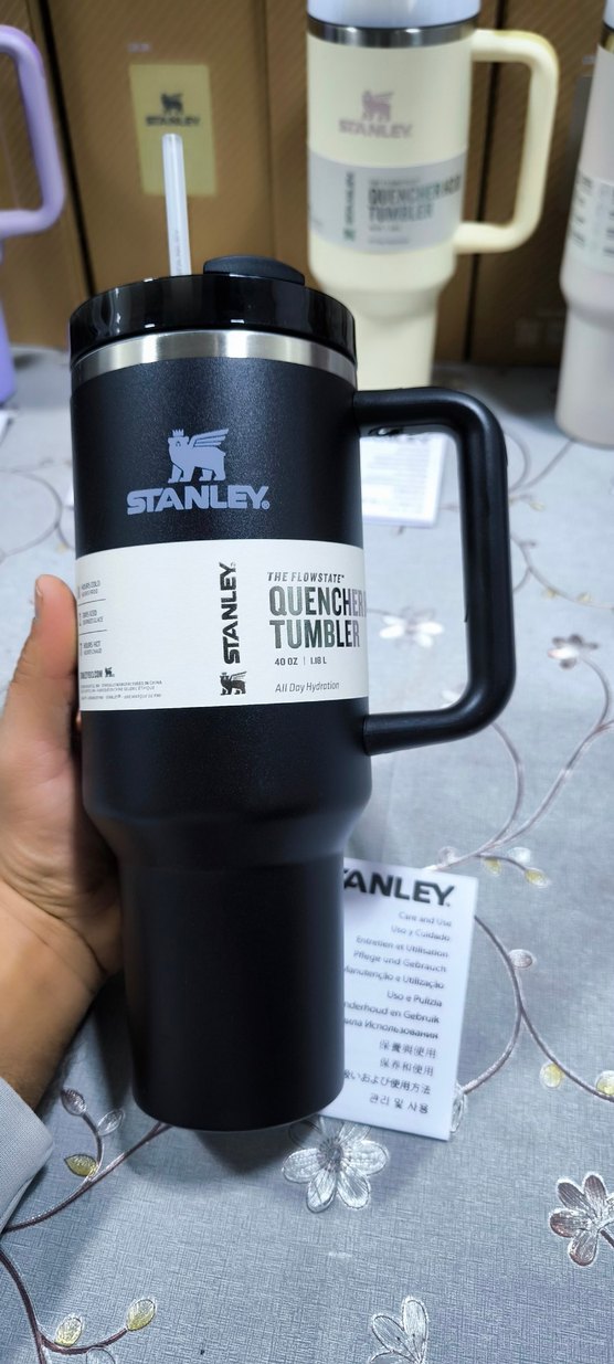 Stanley Siyah Termos Kupa 1 L - Görsel 2