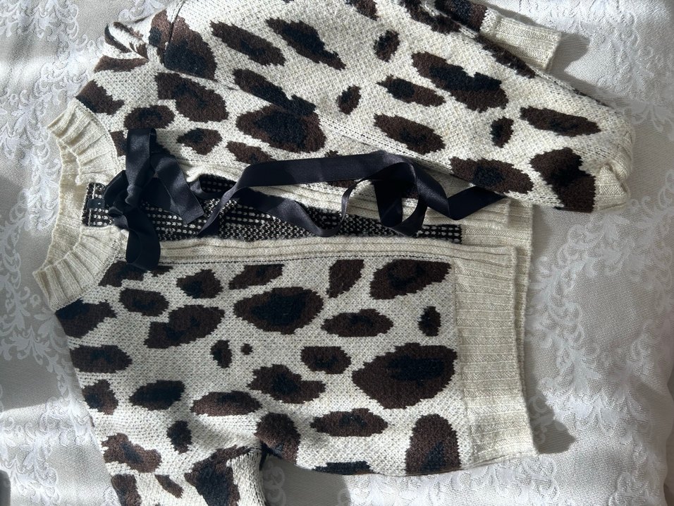 Leopar Desenli Fermuarlı Sokak Stili Kedi Kıyafeti - Görsel 2