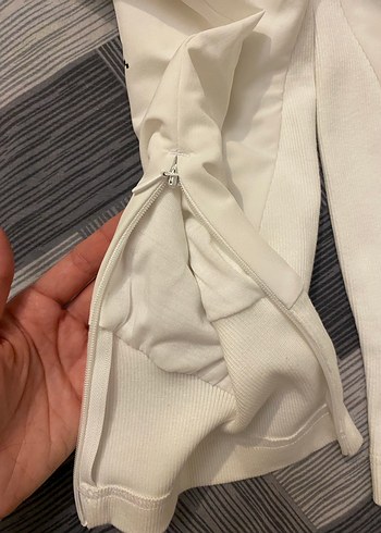 Kadın Beyaz Rahat Kesim Outdoor Eşofman Altı - Görsel 2