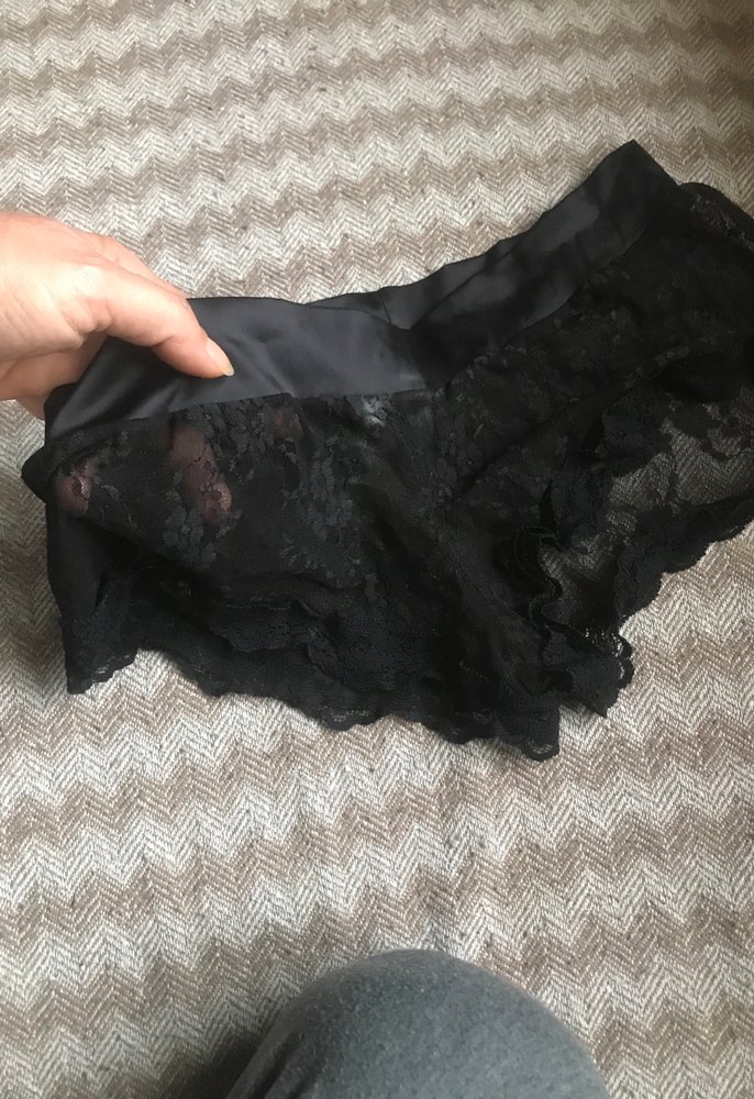 Dantel Detaylı Siyah Gotik Tül çamaşır - Görsel 3