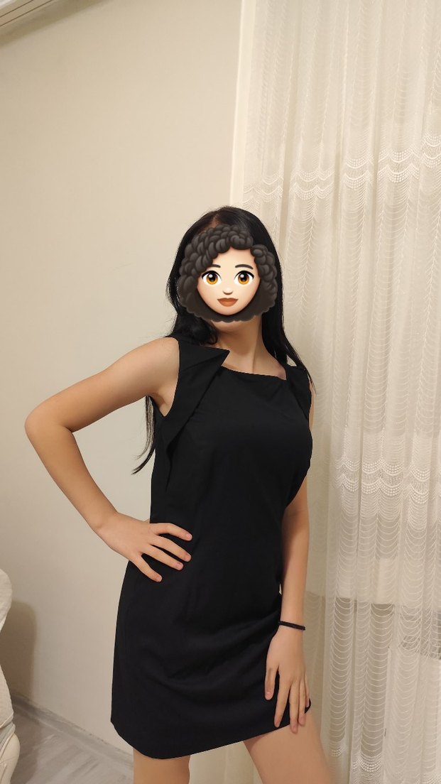 Siyah Kolsuz Elbise - Görsel 2