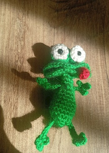 Renkli Yeşil Örgü Kurbağa  anatarlık - Görsel 2